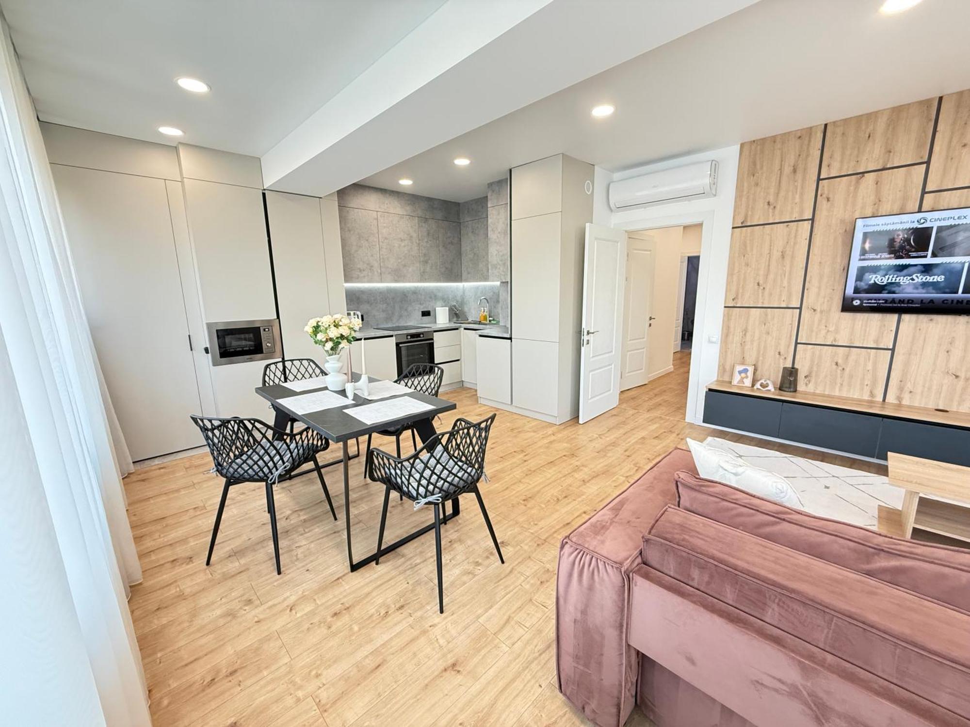 Rentnow Large And Cozy Apartment In The Center, Parking Кишинёв Экстерьер фото
